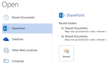 SharePoint check in context menu