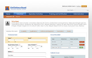 Civil Defence Board Volunteer Register Online