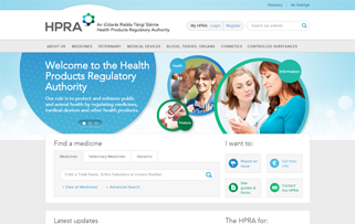New website with enterprise CMS and mobile apps for the HPRA