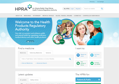 HPRA website