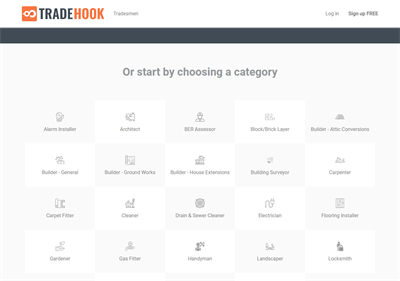 TradeHook trade categories