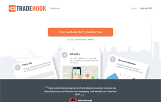 TradeHook, our online marketplace for home improvement jobs
